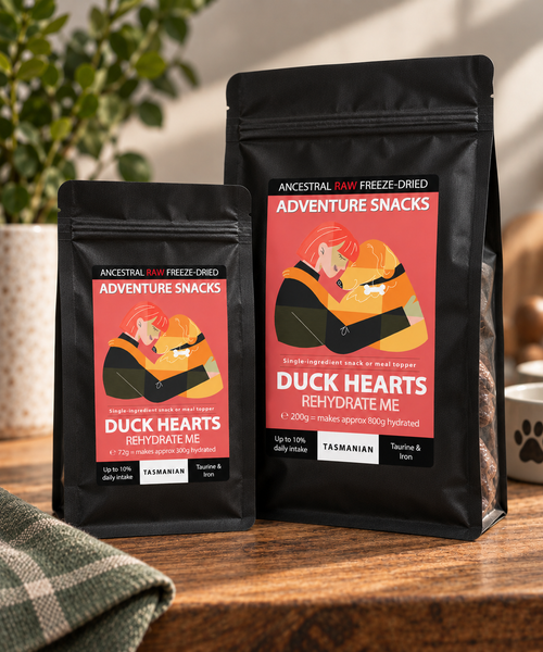 100% Whole Duck Hearts